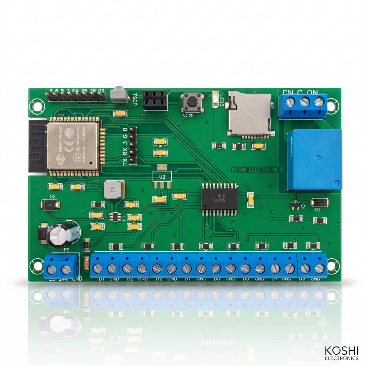 Koshi WLED Pro ESP32 Pixel LED Controller — Music Reactive, Pre-Flashed WLED