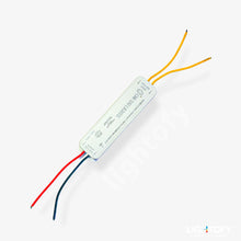 Light emitting diode (LED) driver with three wires on a white background