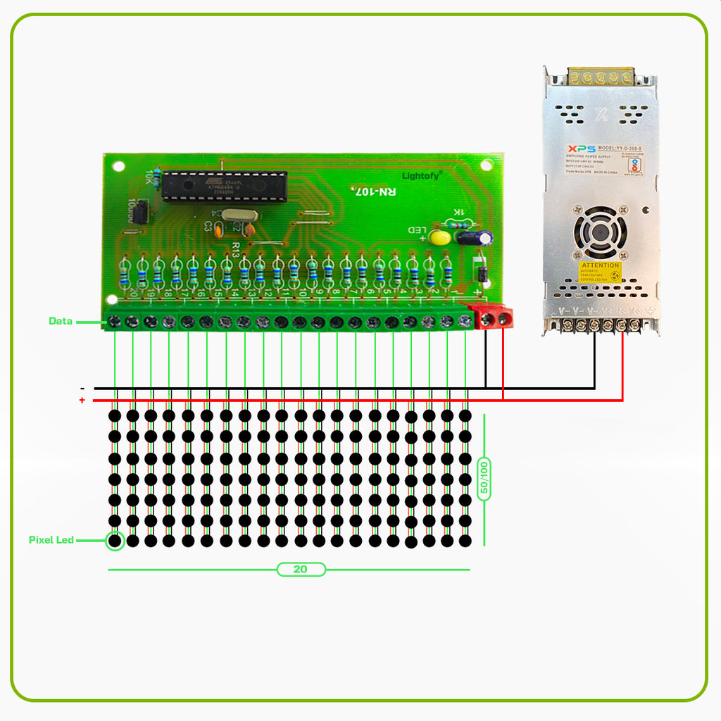 20 PORT PIXEL LED PARALLEL CONTROLLER – Koshi Electronics
