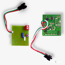 Pixel LED neutral cut controller board — AC Sync and XTAL type, drives 50 or 100 WS2812, WS2812B or UCS1903 pixels per line