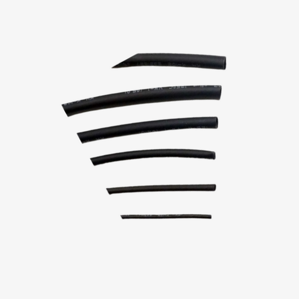 Set of black car window sunshades on a white background