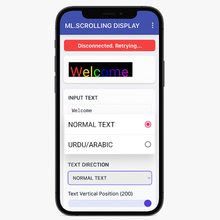 Phone screen displaying text translation app with 'Welcome' text in different languages.
