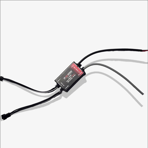 Electronic component with wires on a white background