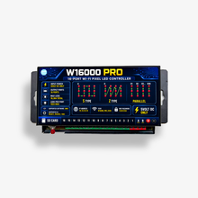 W16000 PRO 16-Port Wi-Fi Pixel LED Controller | 16000 Pixels | Scrolling Text, SD Animation & Effects | Koshi Electronics