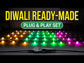 Koshi Electronics — RGB + Warm White pixel LED bulb ladi demo, plug and play