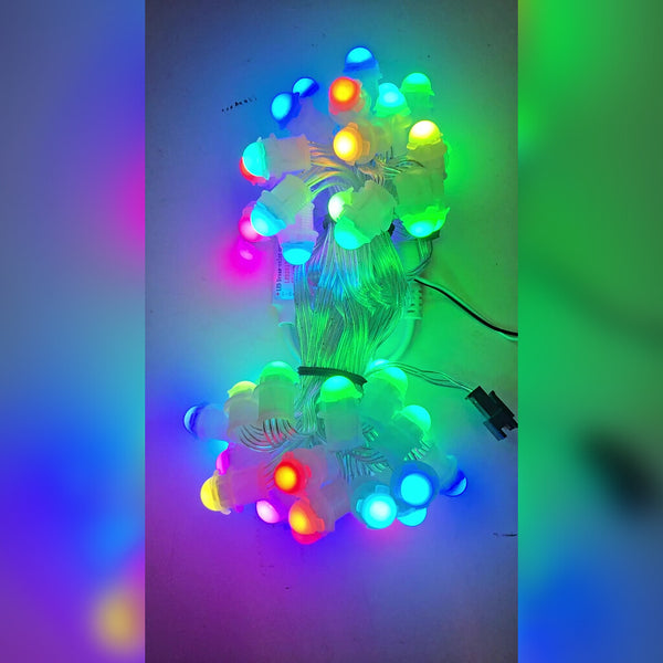 WS2811 5V RGB Pixel LED String (SMD5050) – 50 LED, 5-Inch Gap, IP68 Waterproof | India's #1 | Koshi Electronics
